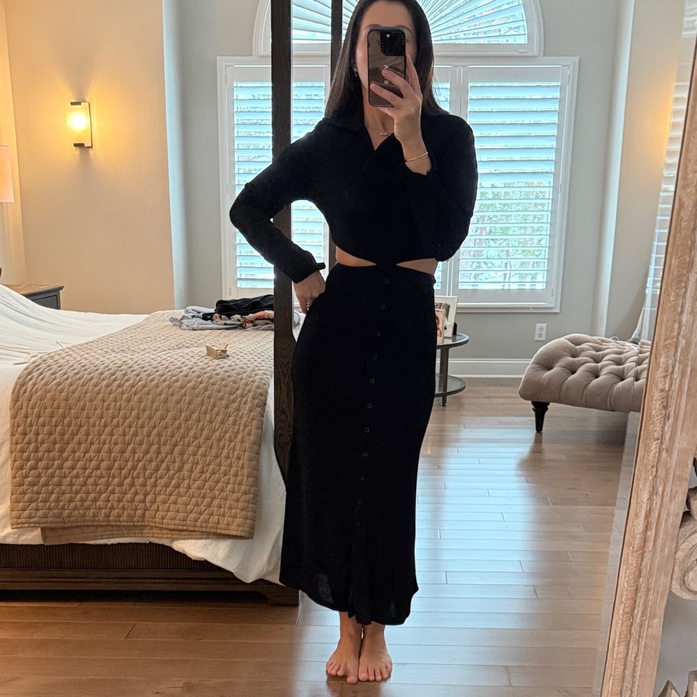 Elegant Black Women's Dress